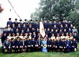 Gruppenfoto Feuerwehrfest 1984